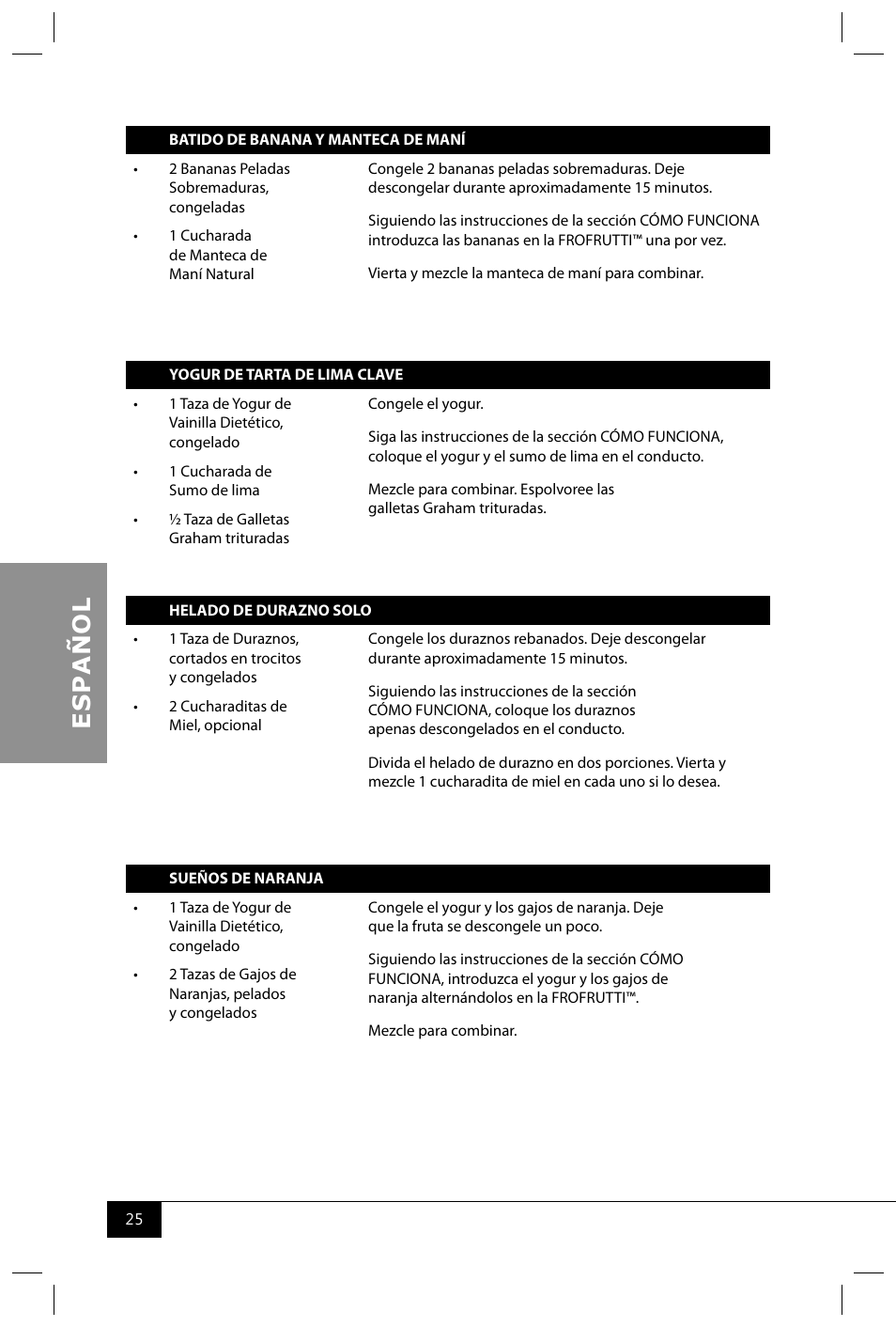 Nostalgia Electrics FFT100 User Manual | Page 27 / 42