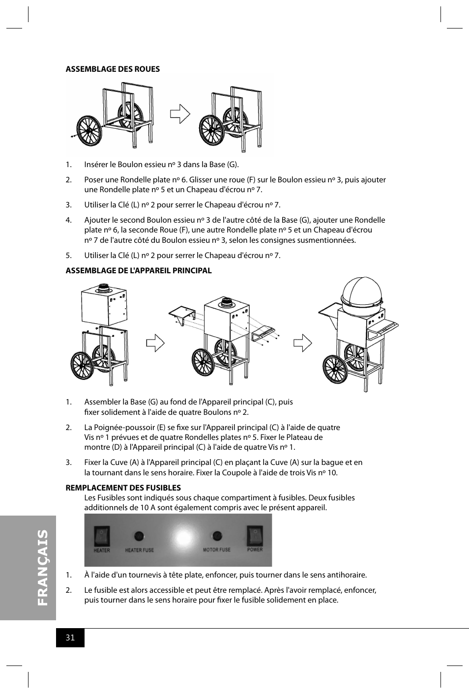 Nostalgia Electrics CCM600 User Manual | Page 33 / 40