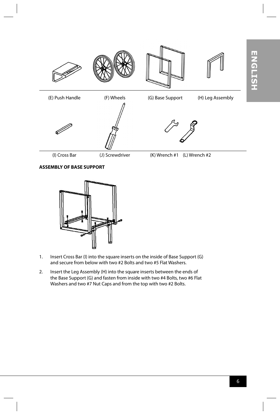 En g li s h | Nostalgia Electrics CCM600 User Manual | Page 8 / 40
