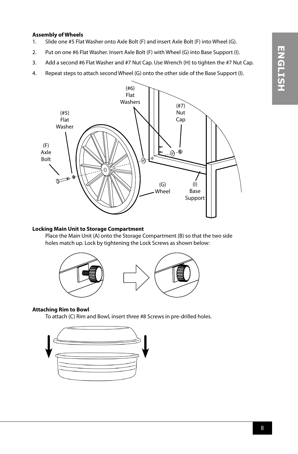 En g li s h | Nostalgia Electrics CCM510 User Manual | Page 10 / 36