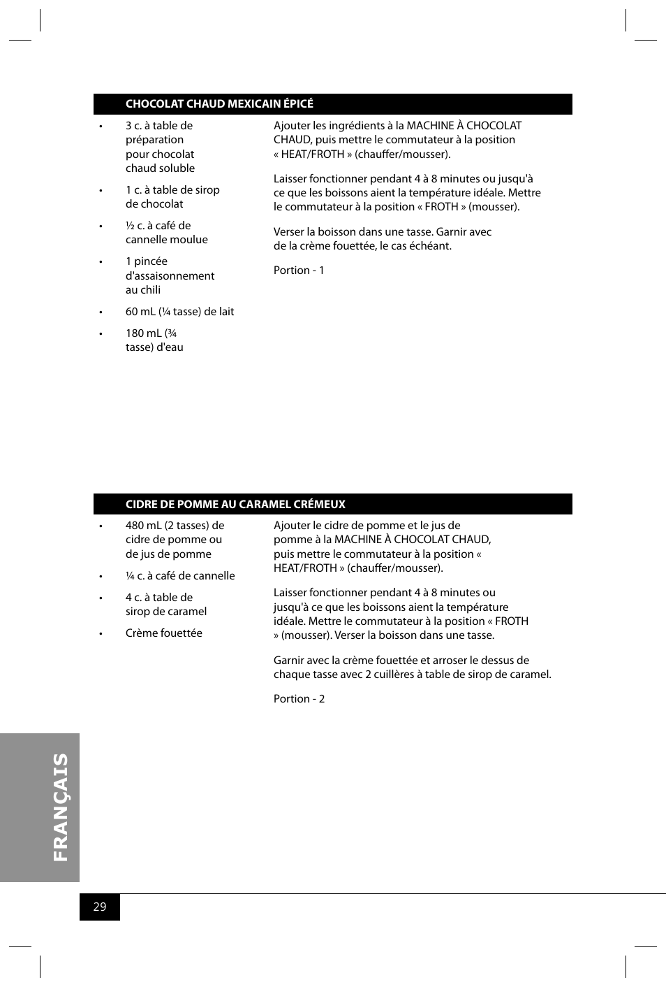 Nostalgia Electrics HCM700 SERIES User Manual | Page 31 / 32