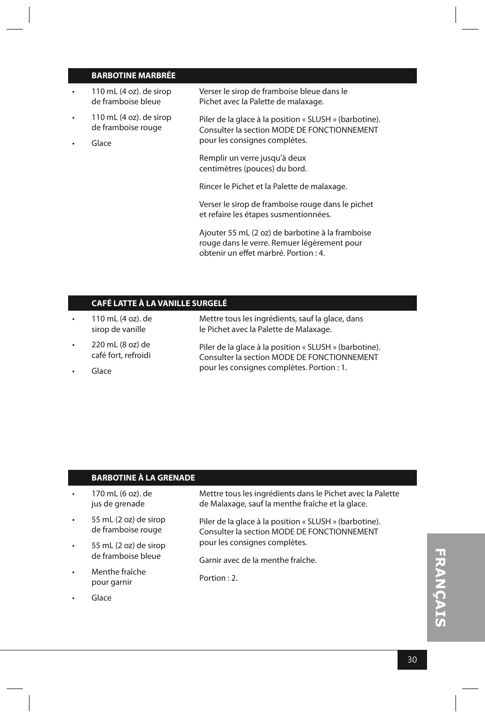 Nostalgia Electrics FBS400 RETRO RED User Manual | Page 32 / 34