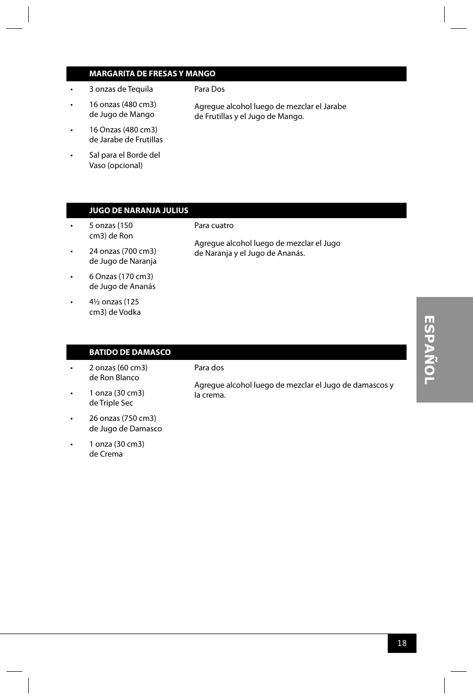 Nostalgia Electrics RSM650 User Manual | Page 20 / 32