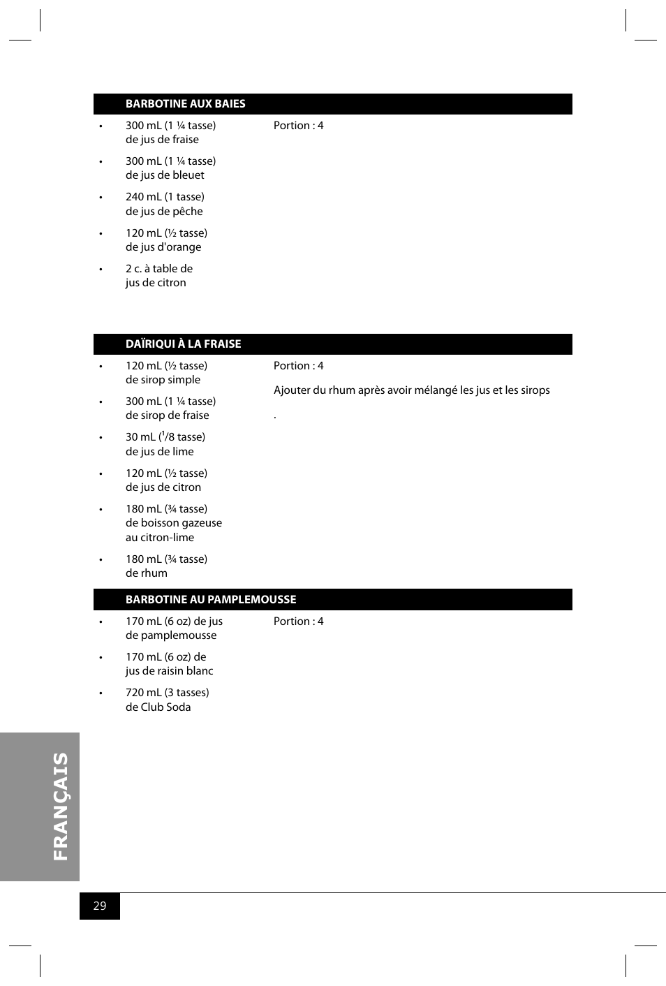 Nostalgia Electrics RSM650 User Manual | Page 31 / 32