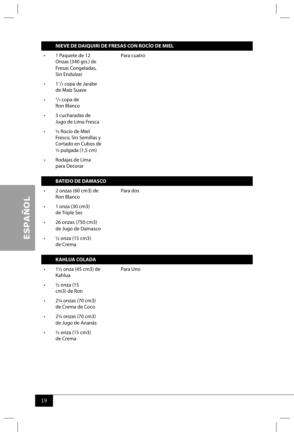 Nostalgia Electrics MSB64 SERIES User Manual | Page 21 / 34