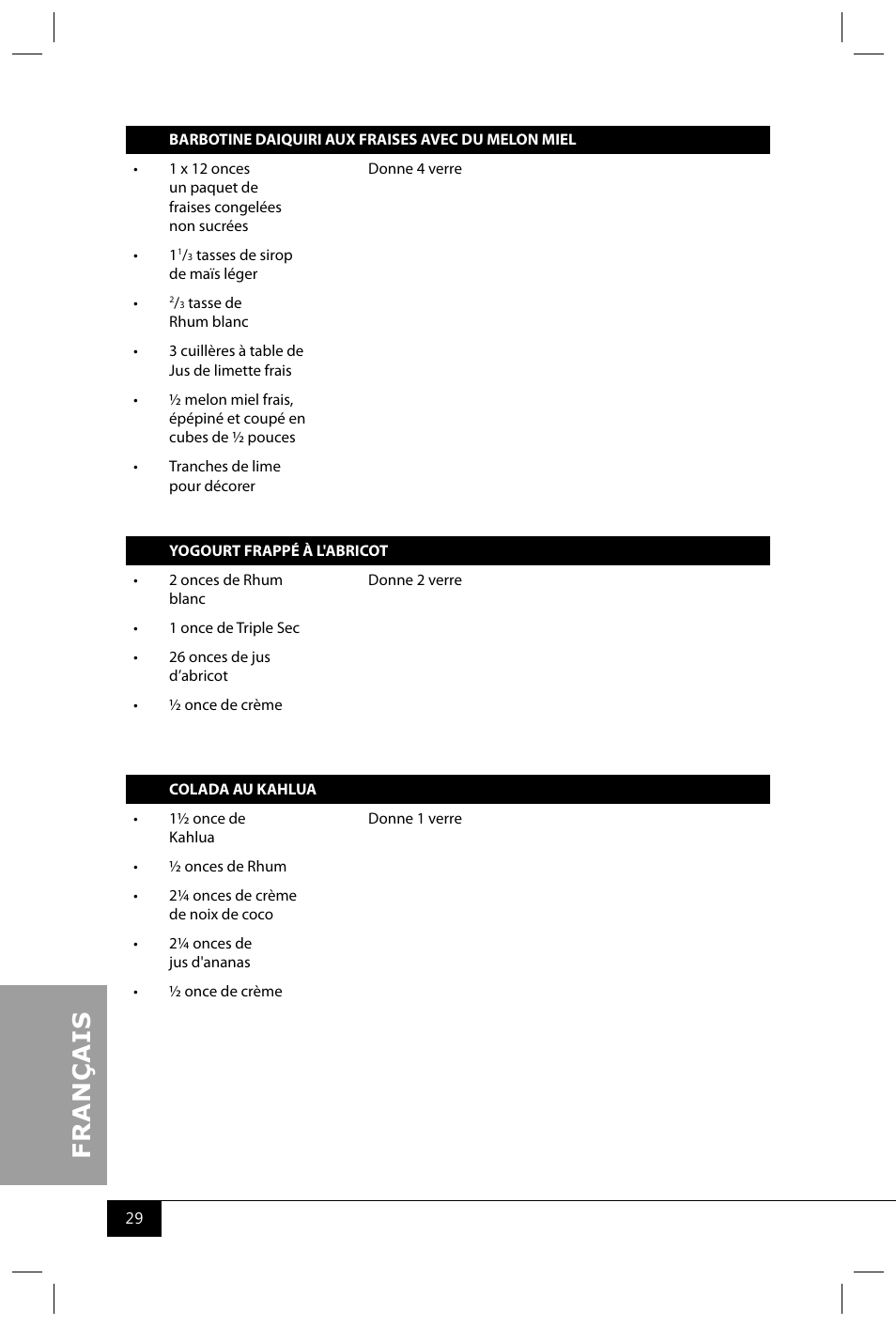 Nostalgia Electrics MSB64 SERIES User Manual | Page 31 / 34