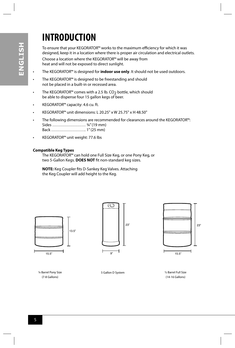 Introduction, En g li s h | Nostalgia Electrics KRS2100 SERIES User Manual | Page 7 / 18