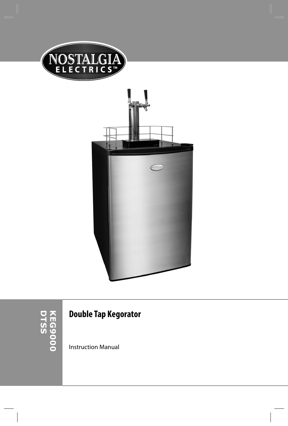 Double tap kegorator | Nostalgia Electrics KEG9000 DTSS User Manual | Page 2 / 16