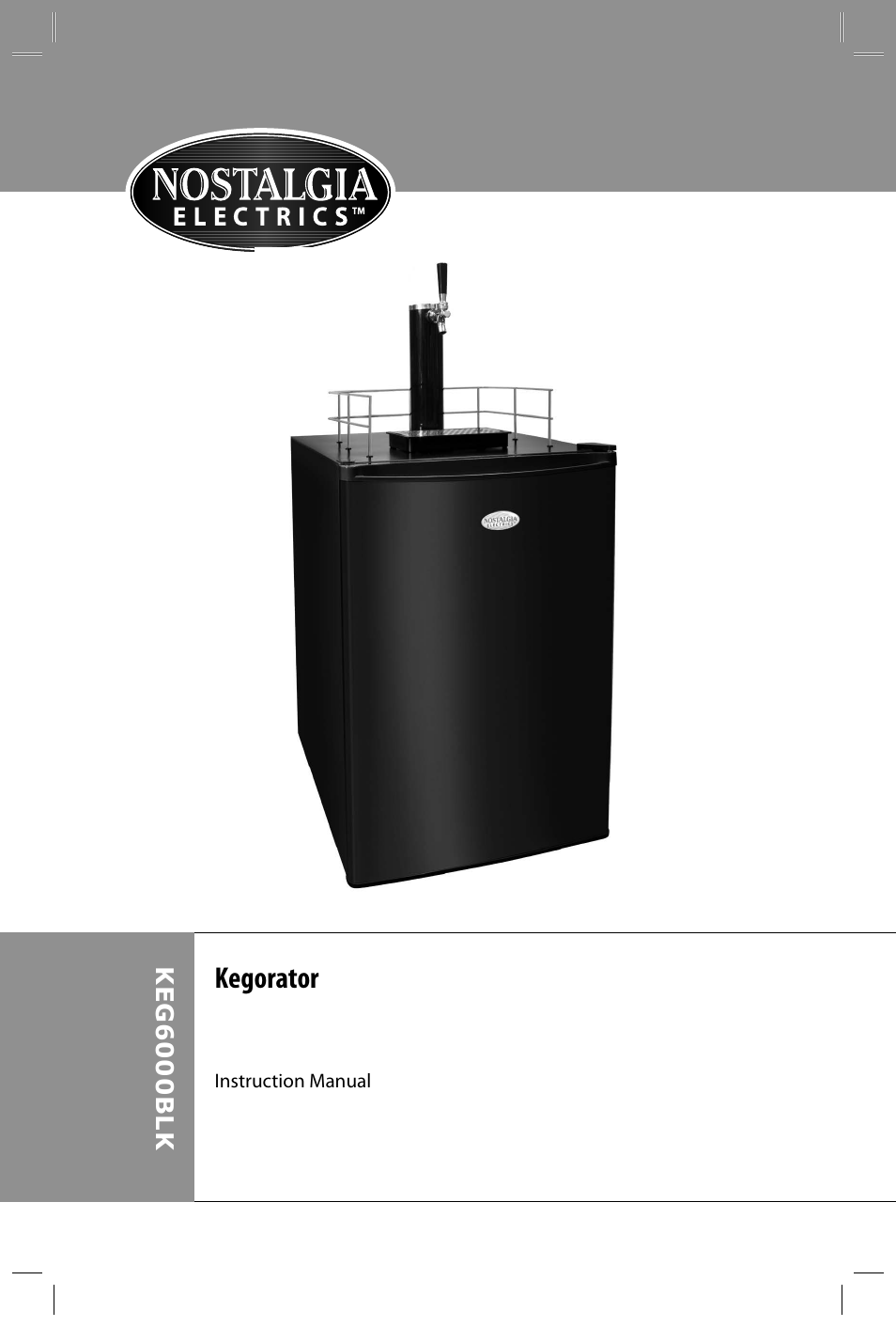 Kegorator | Nostalgia Electrics KEG6000BLK User Manual | Page 2 / 16