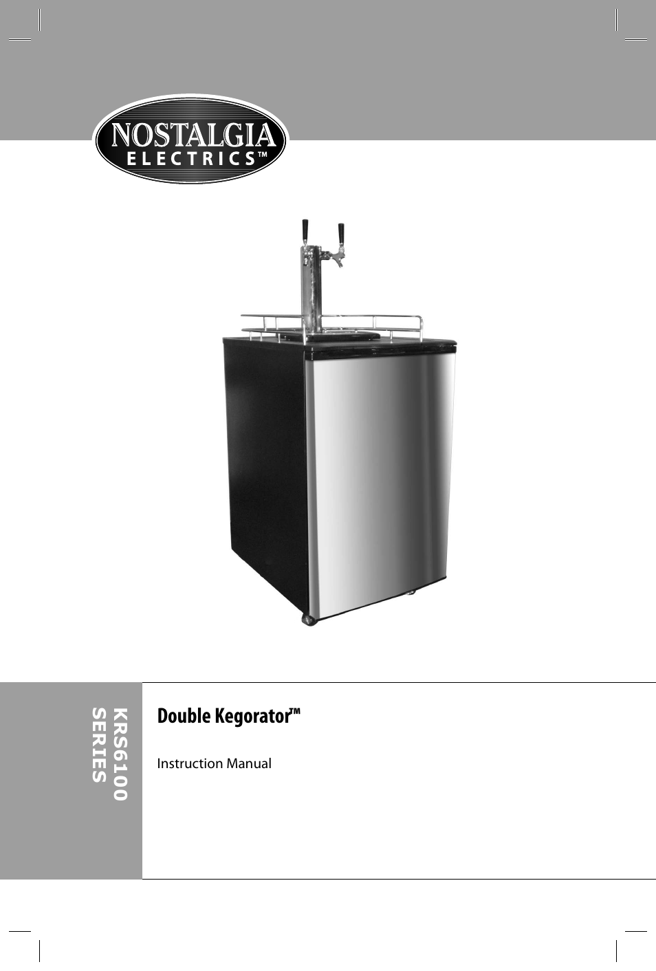 Double kegorator | Nostalgia Electrics KRS6100 SERIES User Manual | Page 2 / 18