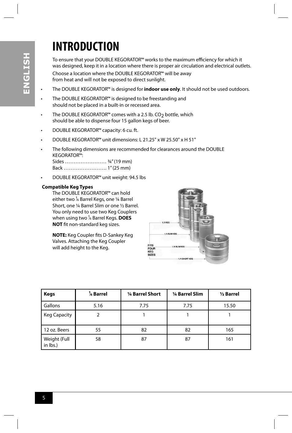 Introduction, En g li s h | Nostalgia Electrics KRS6100 SERIES User Manual | Page 7 / 18