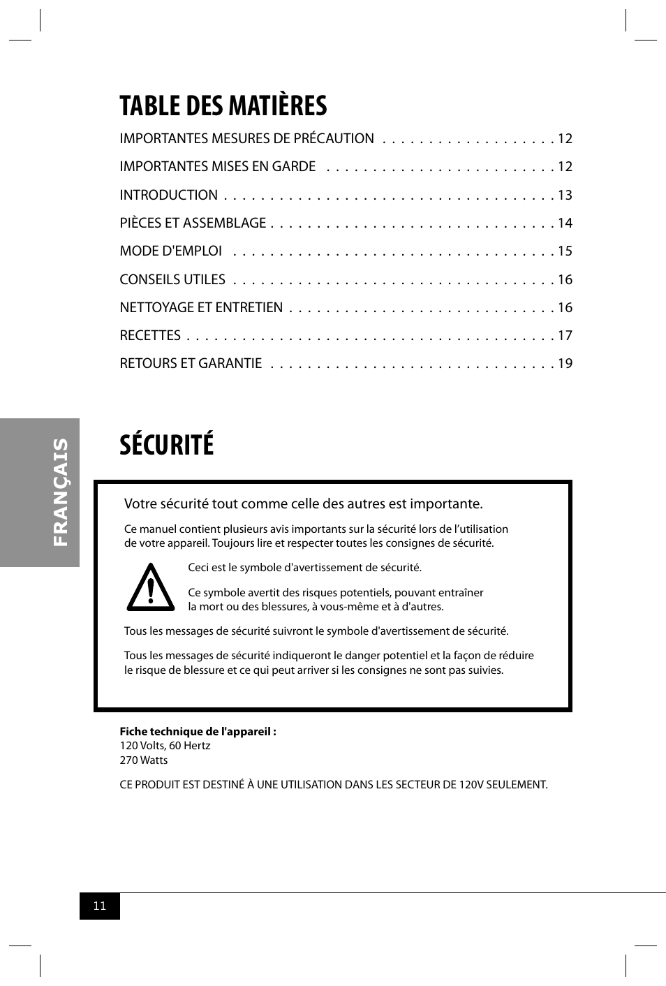 Nostalgia Electrics SMM200 User Manual | Page 13 / 32