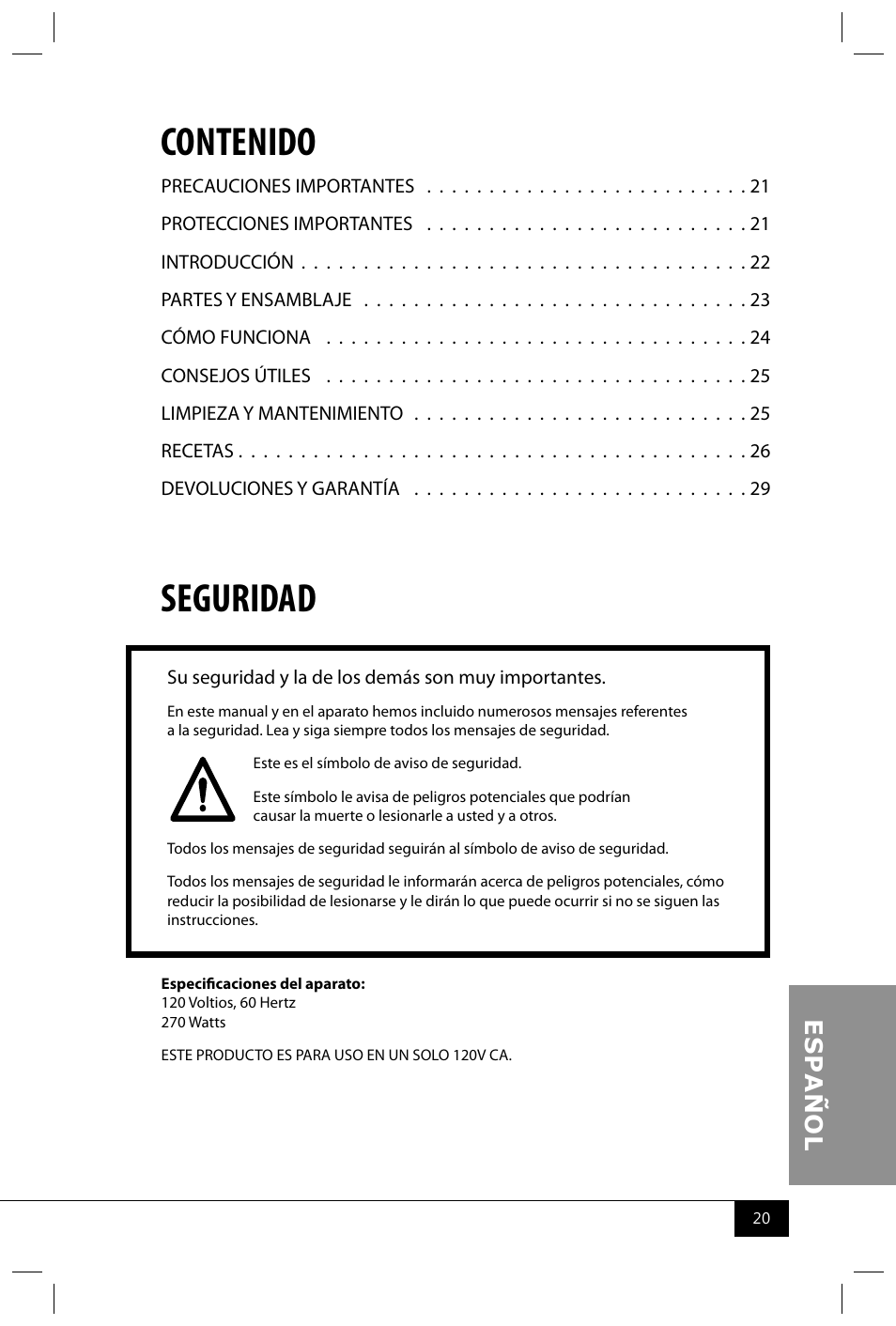 Nostalgia Electrics SMM200 User Manual | Page 22 / 32