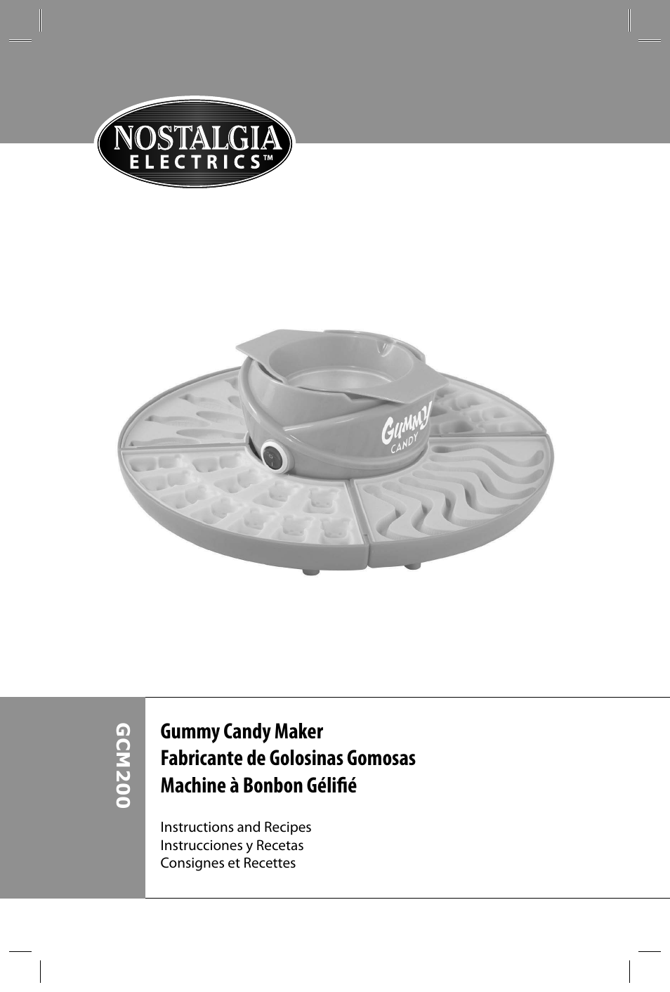 Nostalgia Electrics GCM200 User Manual | Page 2 / 28