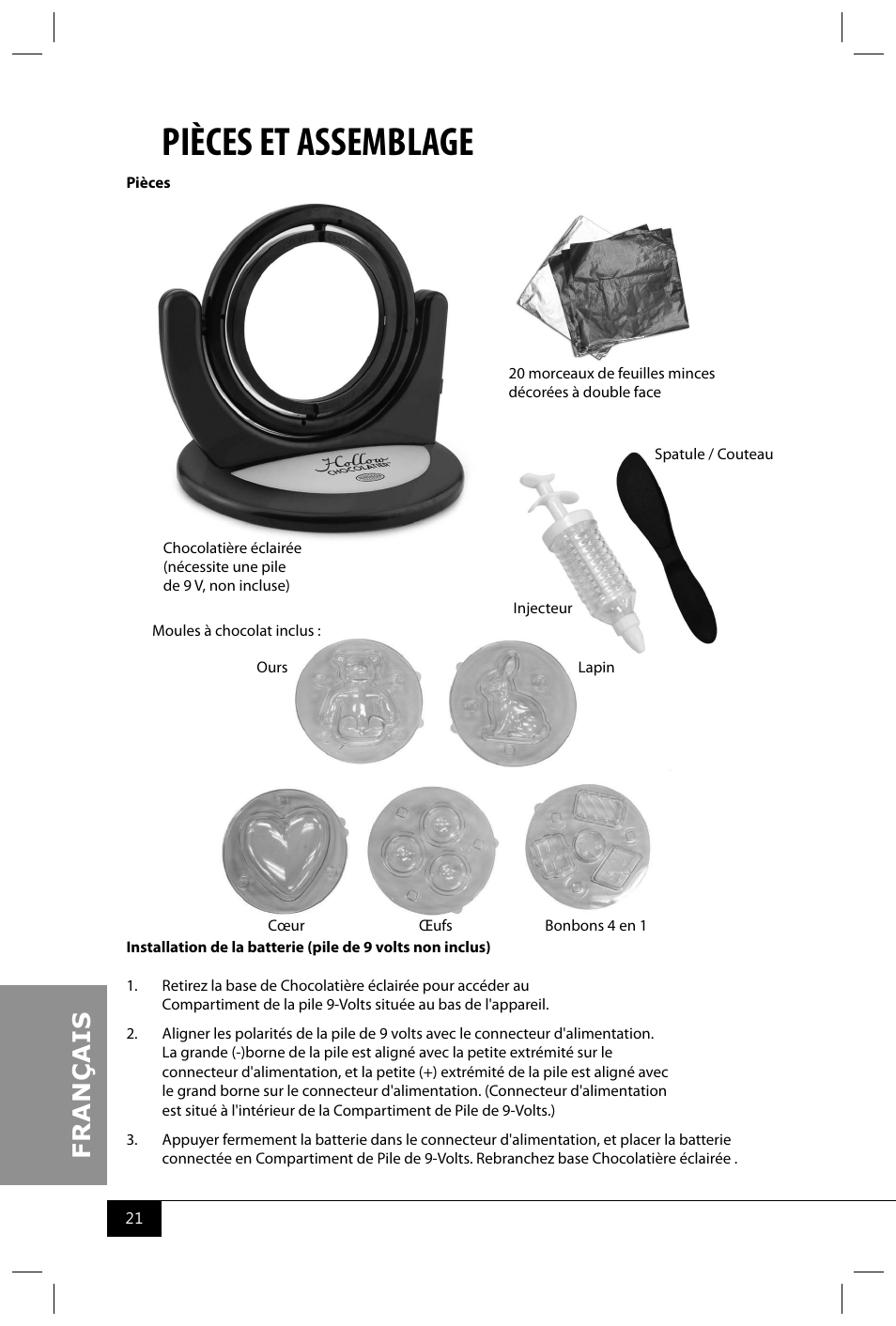 Pièces et assemblage | Nostalgia Electrics HCC100NP User Manual | Page 23 / 28