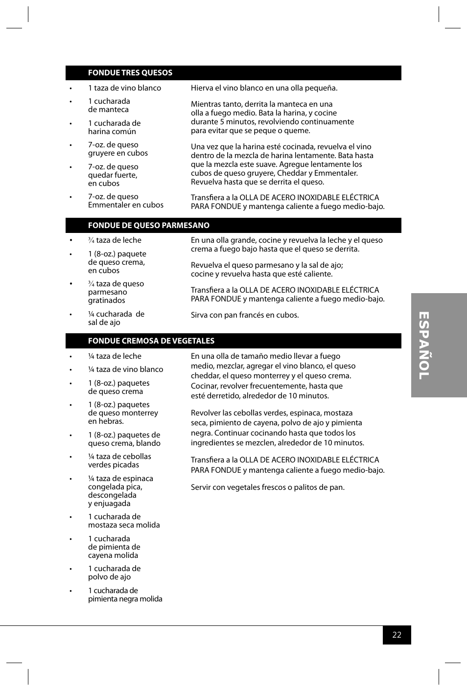 Nostalgia Electrics FPS200 SERIES User Manual | Page 24 / 38