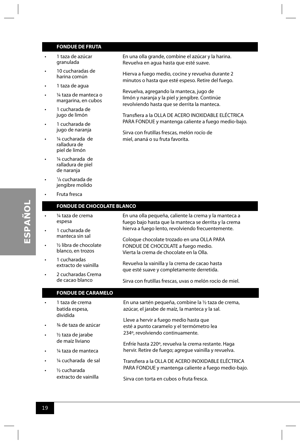 Nostalgia Electrics FPR200 SERIES User Manual | Page 21 / 34