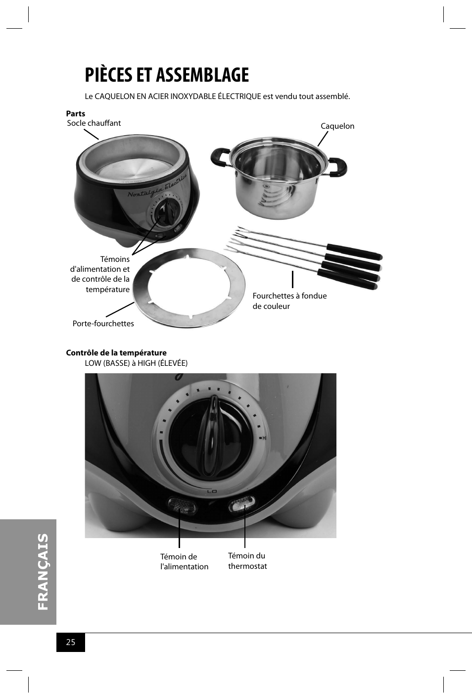 Pièces et assemblage | Nostalgia Electrics FPR200 SERIES User Manual | Page 27 / 34