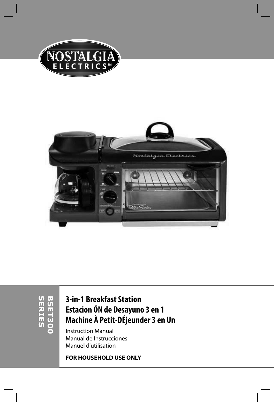 Nostalgia Electrics BSET300 SERIES User Manual | Page 2 / 31