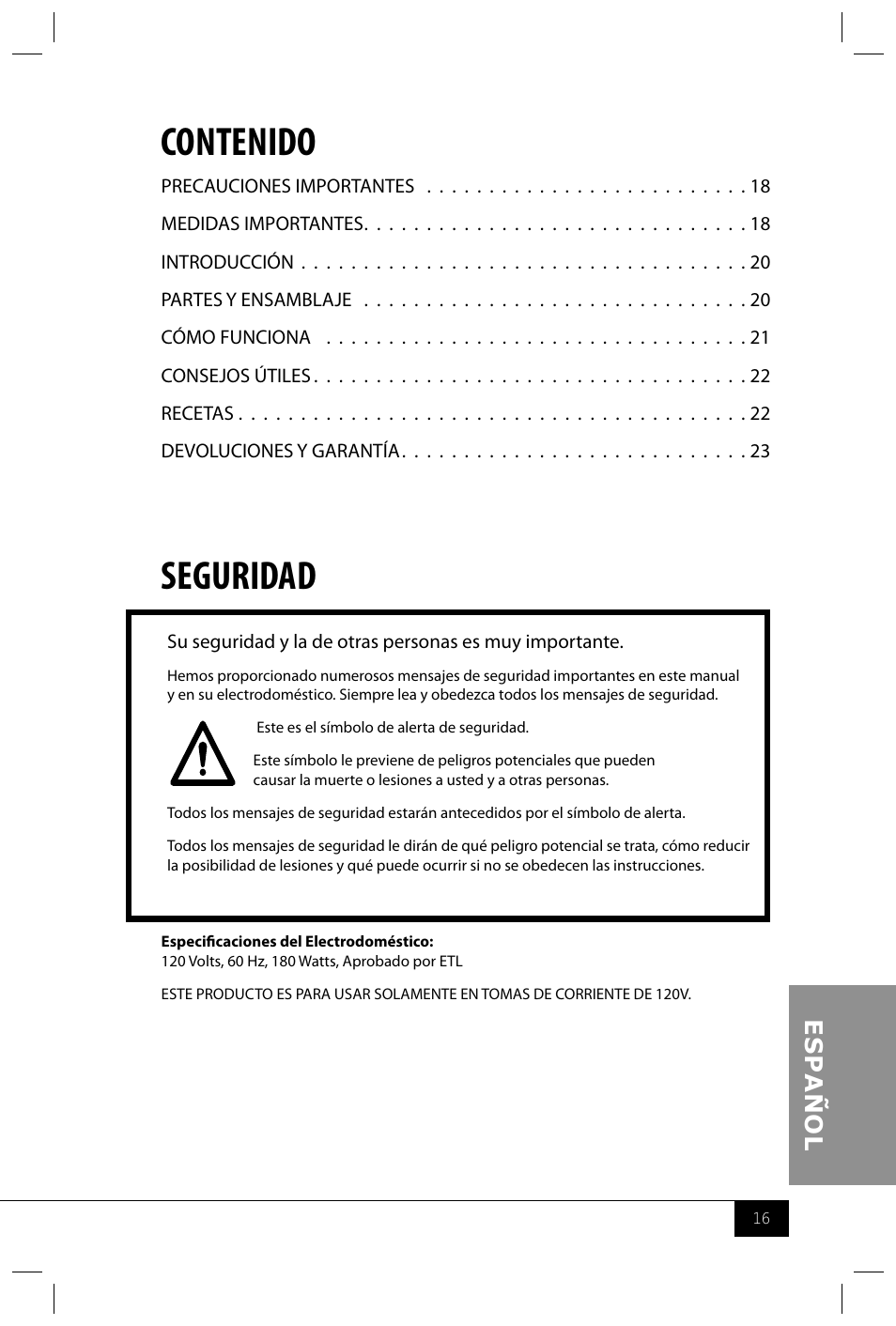 Nostalgia Electrics BCD332 User Manual | Page 18 / 24