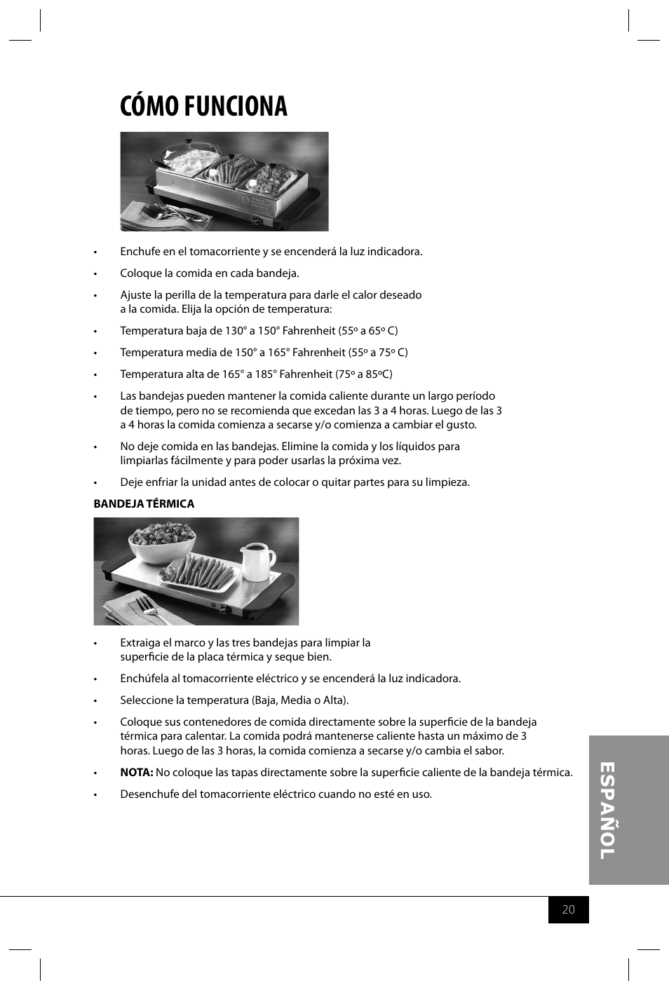 Cómo funciona | Nostalgia Electrics BCD332 User Manual | Page 22 / 24