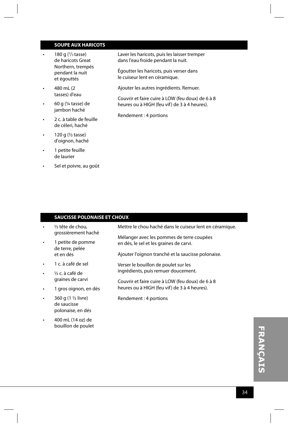 Nostalgia Electrics TSC150 SERIES User Manual | Page 36 / 40