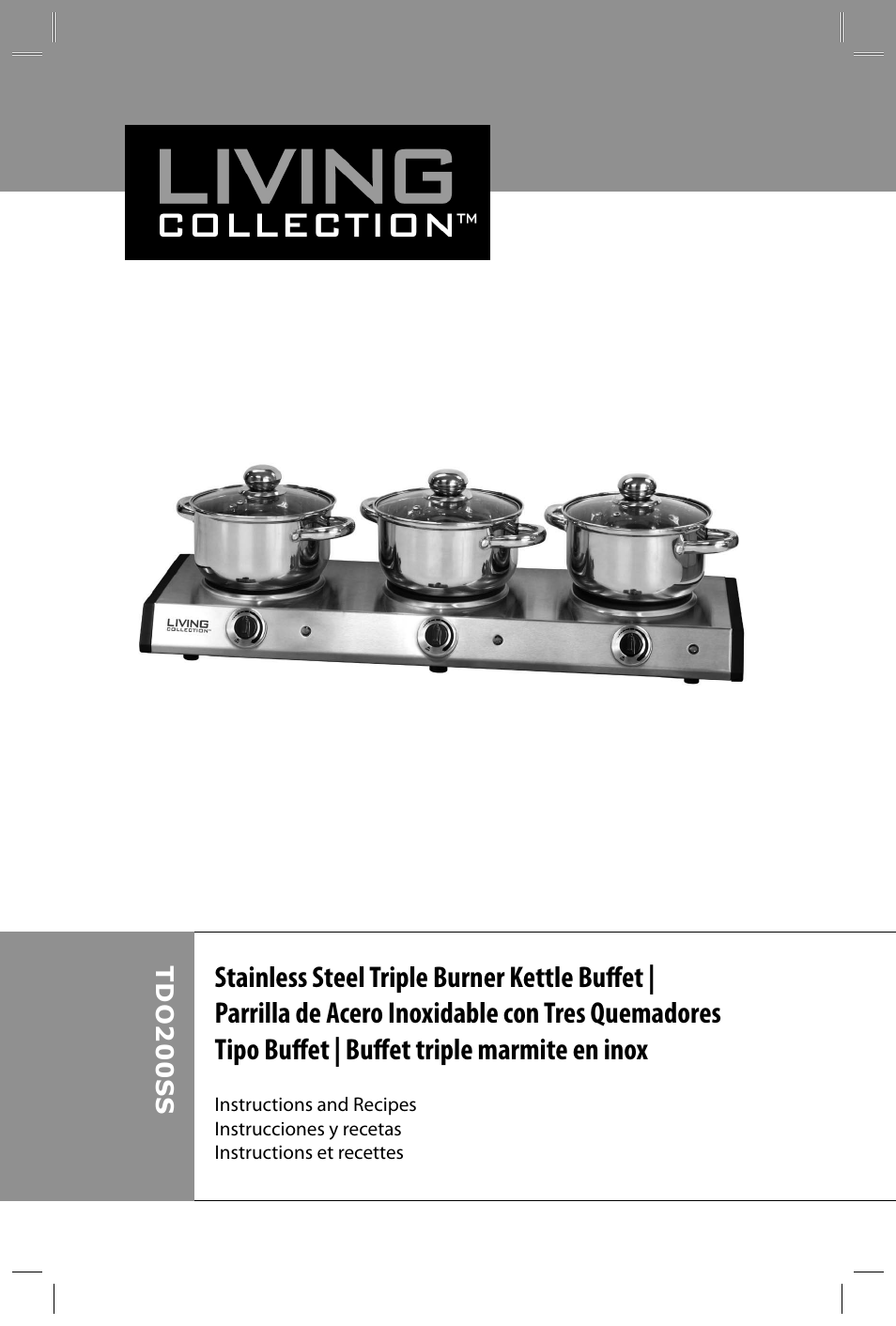 Nostalgia Electrics TDO200SS User Manual | Page 2 / 42