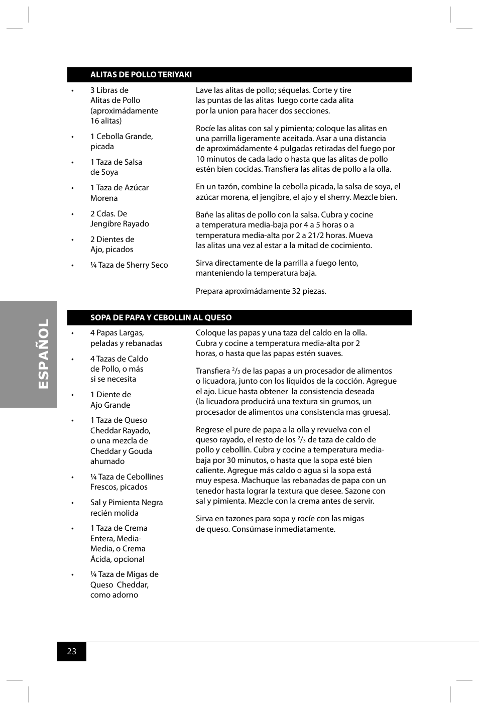 Nostalgia Electrics TDO200SS User Manual | Page 25 / 42