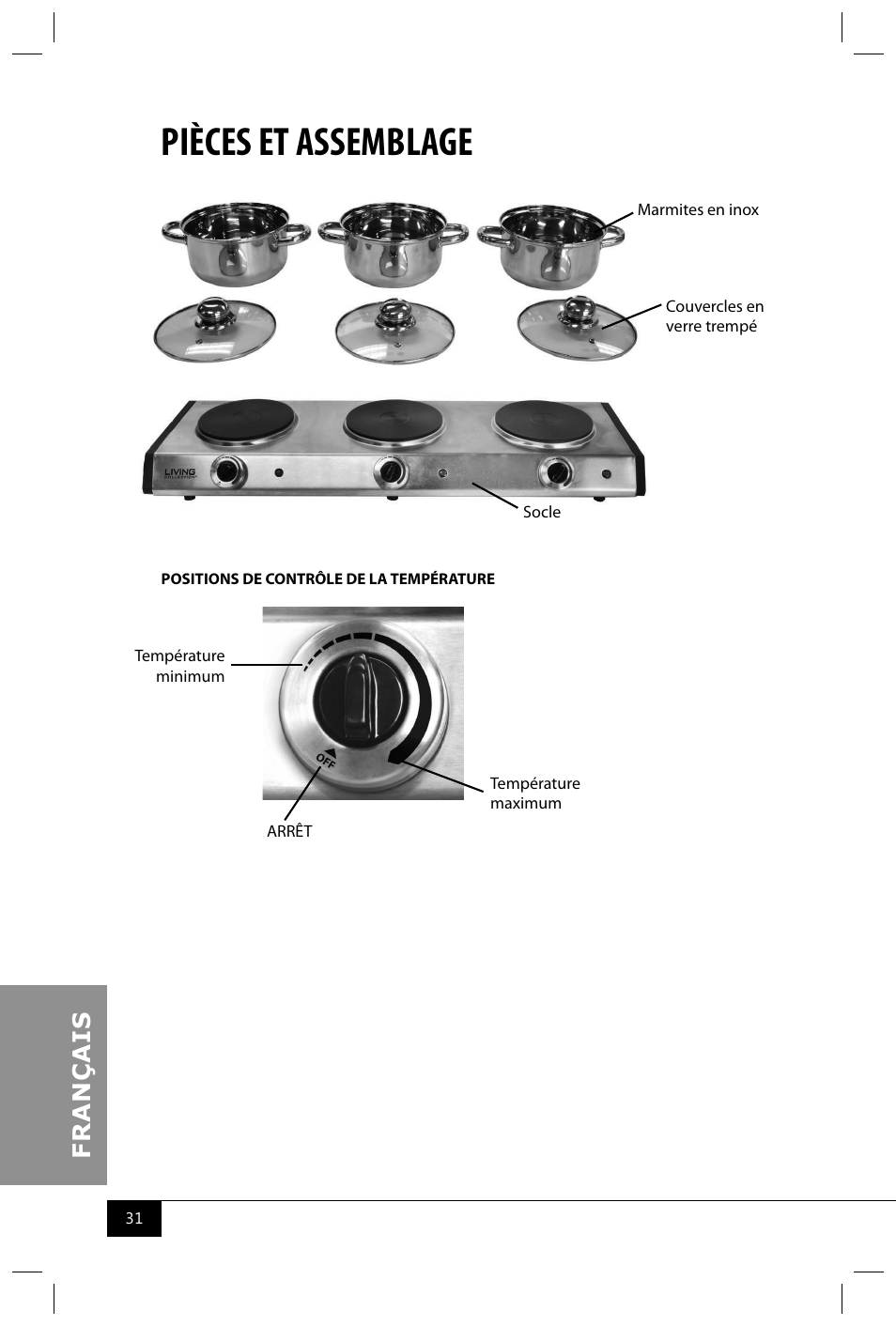 Pièces et assemblage | Nostalgia Electrics TDO200SS User Manual | Page 33 / 42