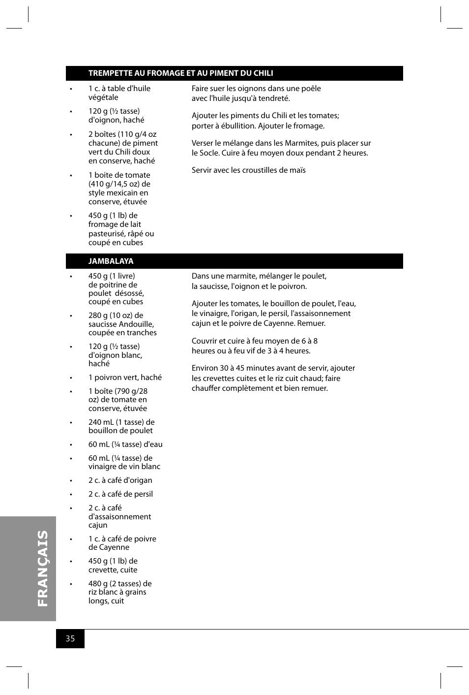 Nostalgia Electrics TDO200SS User Manual | Page 37 / 42