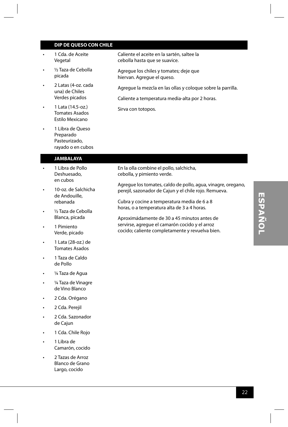 Nostalgia Electrics TDO150SS User Manual | Page 24 / 42