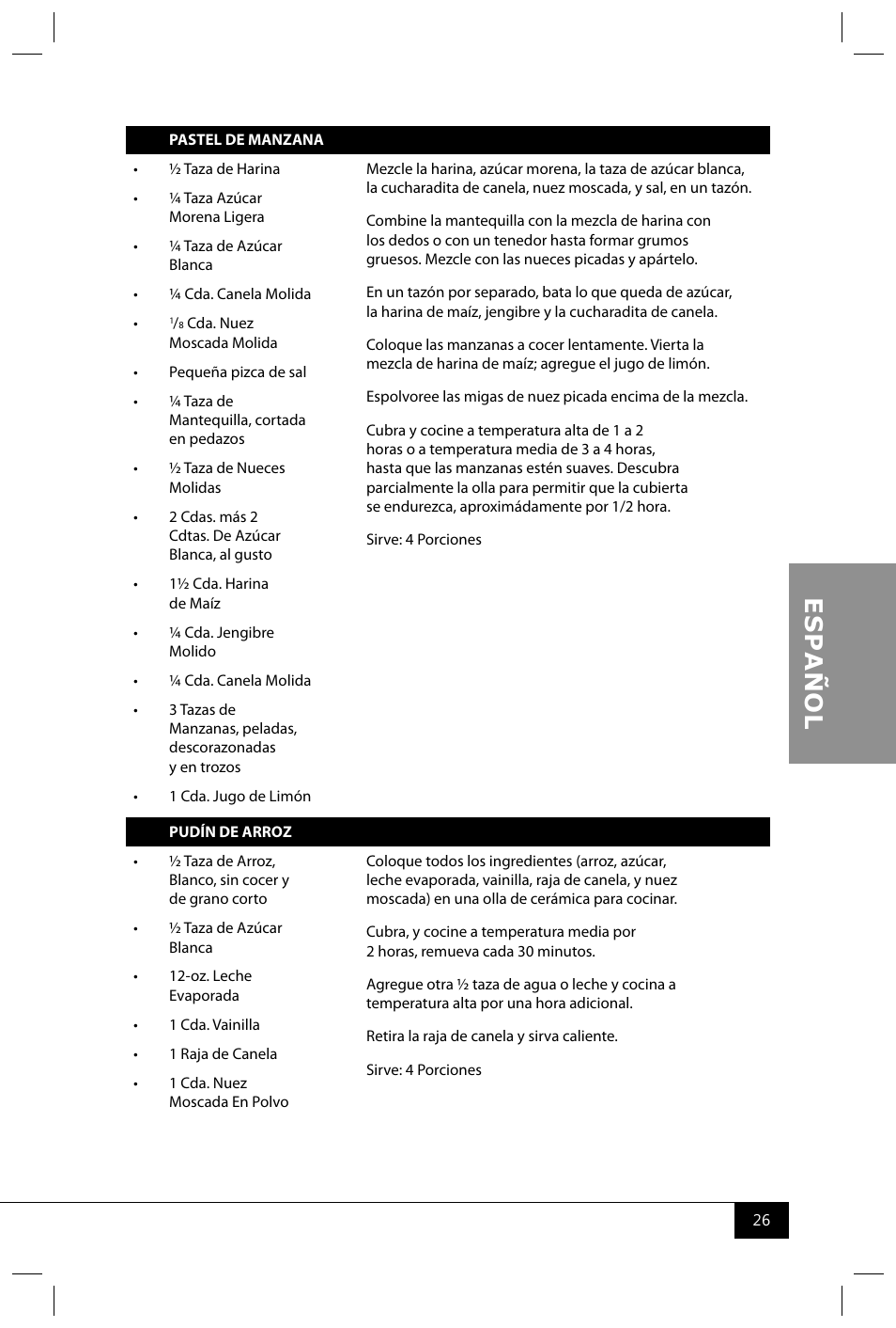 Nostalgia Electrics TDO150SS User Manual | Page 28 / 42