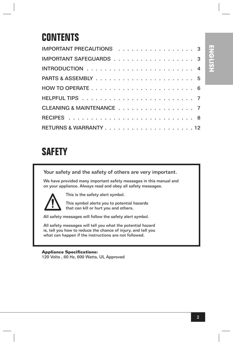 Nostalgia Electrics ICS100 User Manual | Page 4 / 16