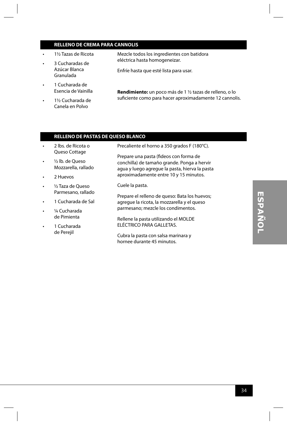 Nostalgia Electrics CDP200 RED User Manual | Page 36 / 54