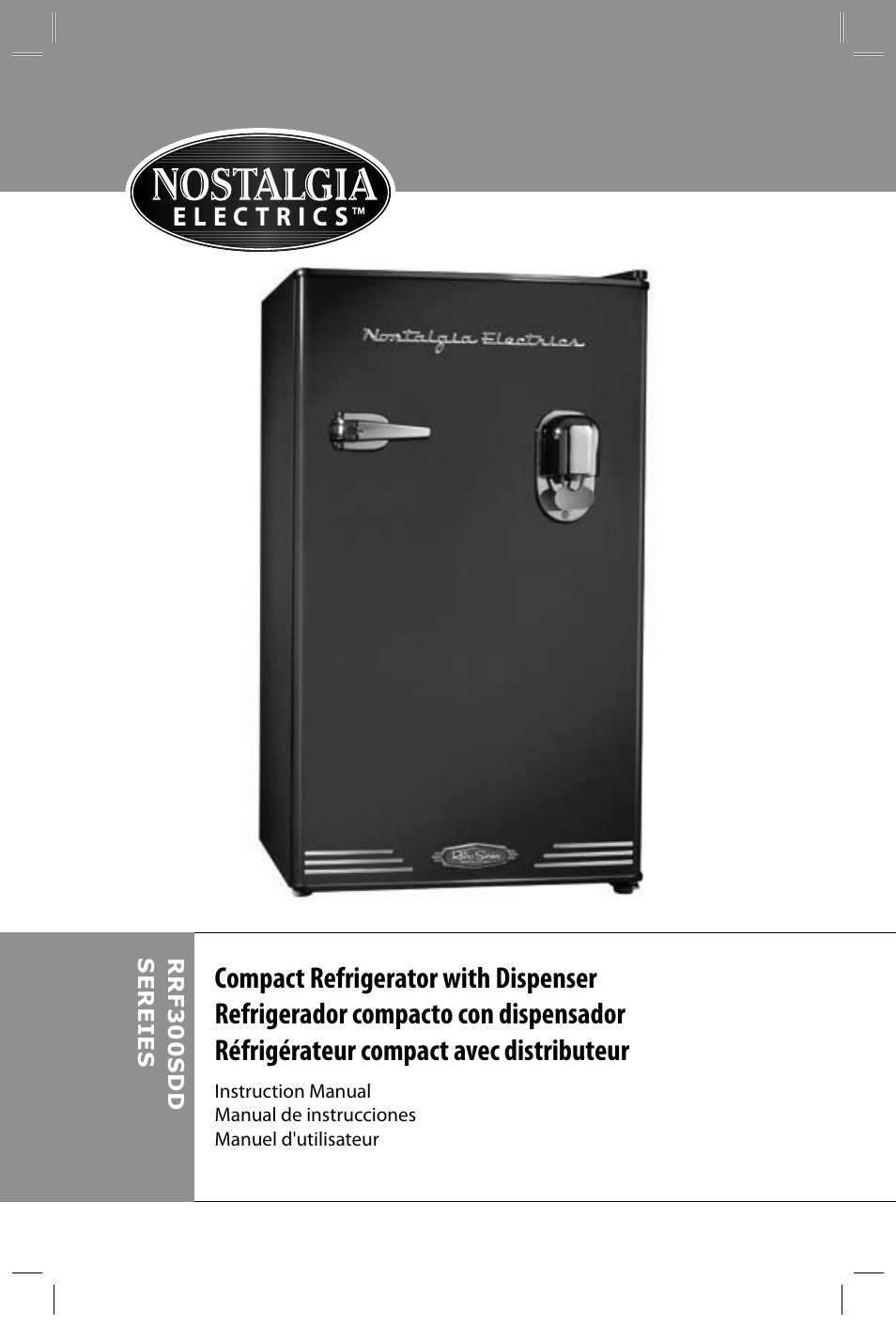 Nostalgia Electrics RRF300SDD SERIES User Manual | Page 2 / 39