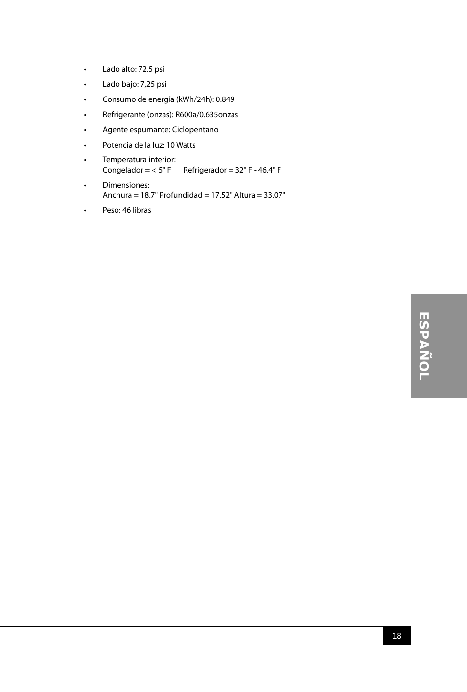 Nostalgia Electrics RRF300SDD SERIES User Manual | Page 20 / 39