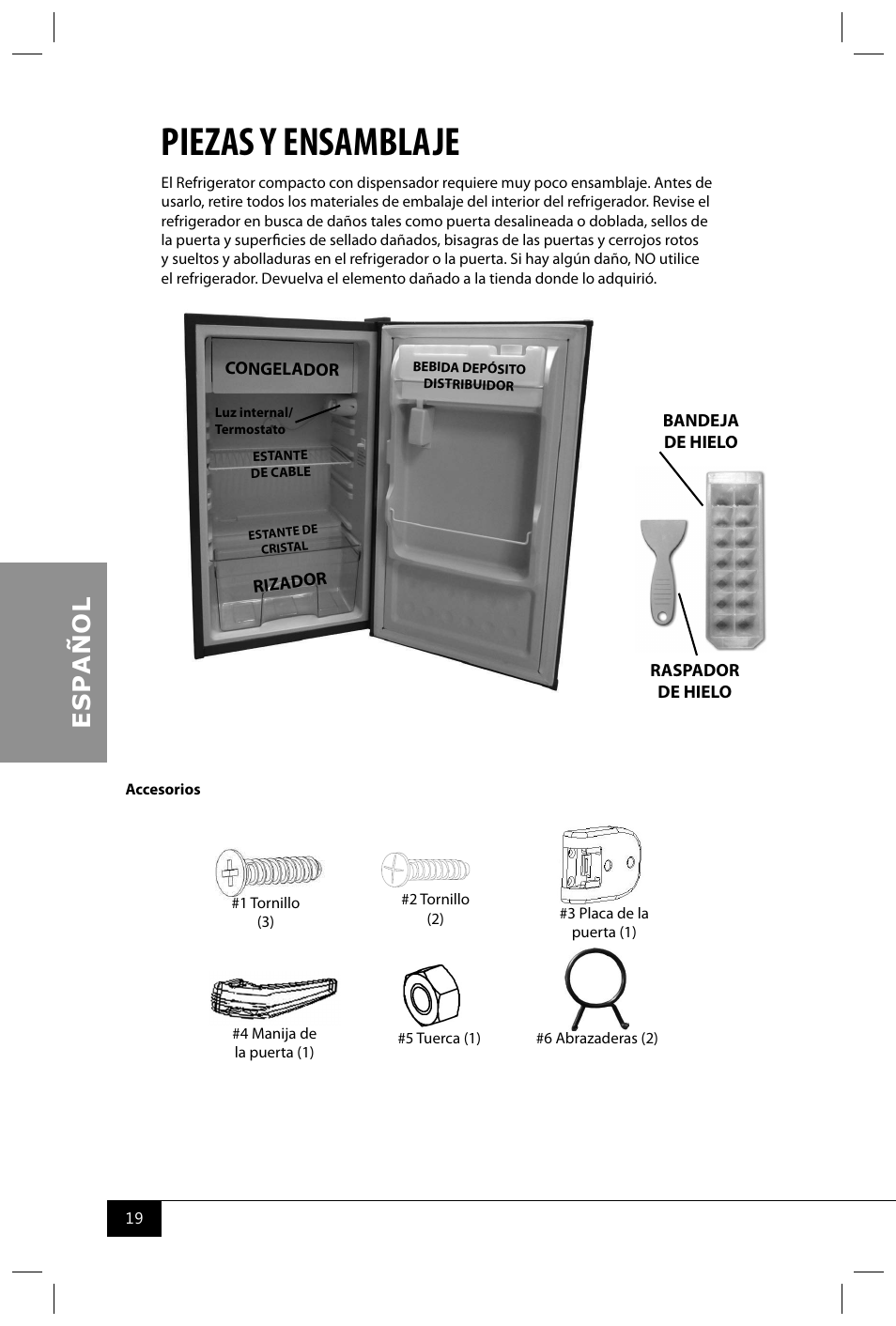 Piezas y ensamblaje | Nostalgia Electrics RRF300SDD SERIES User Manual | Page 21 / 39