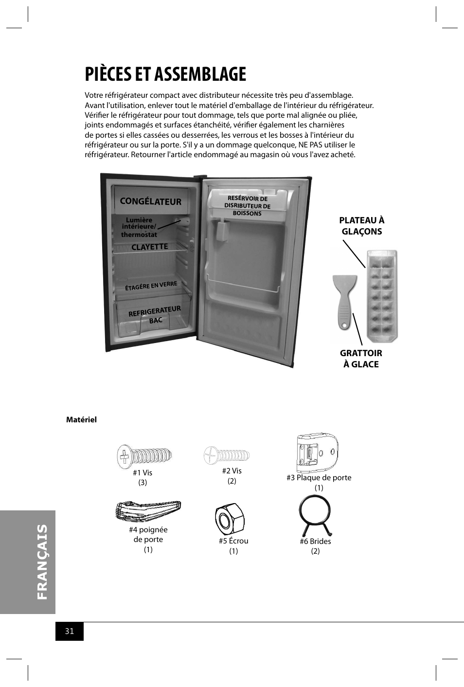 Pièces et assemblage | Nostalgia Electrics RRF300SDD SERIES User Manual | Page 33 / 39