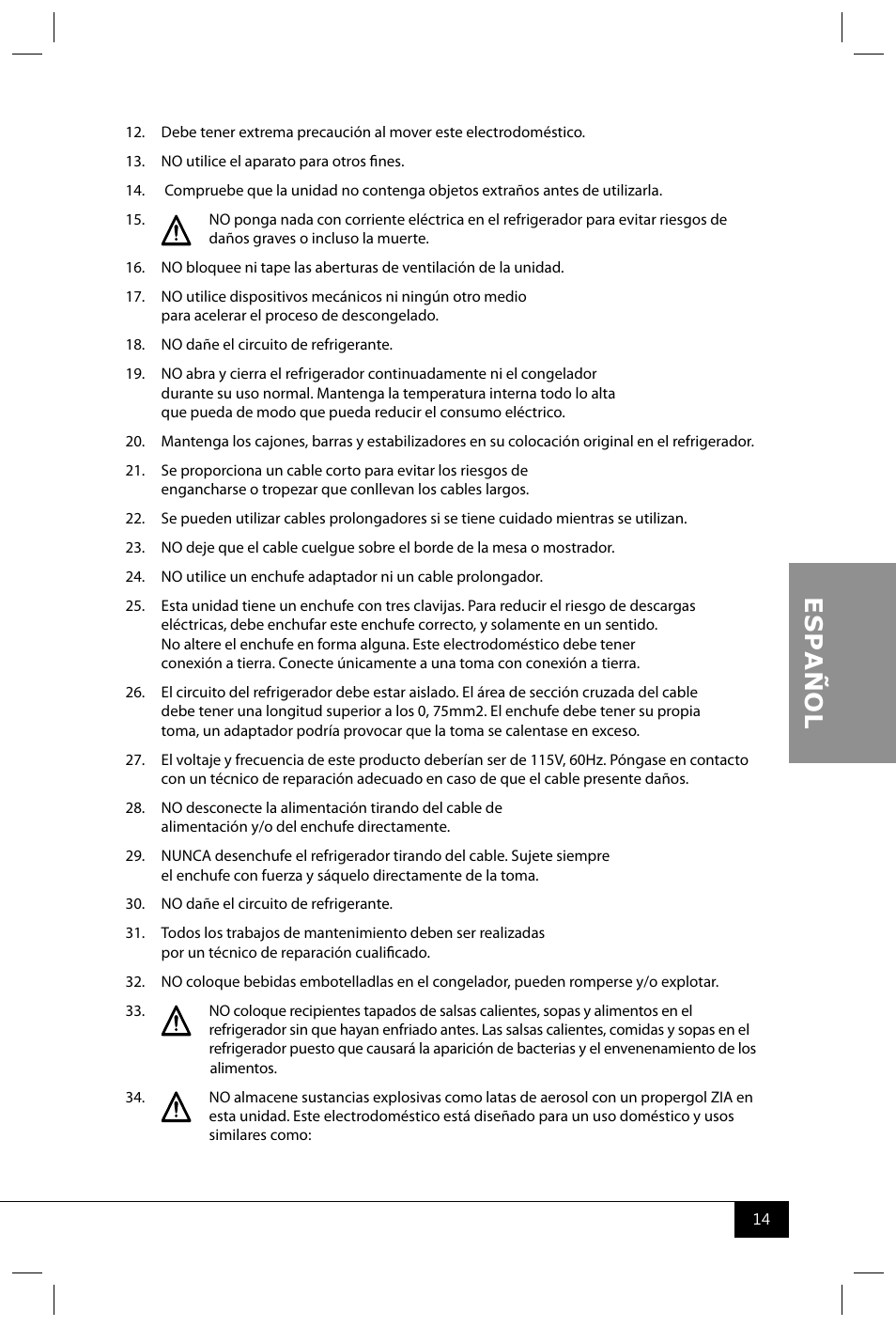 Nostalgia Electrics CRF170 RETRO RED User Manual | Page 16 / 33