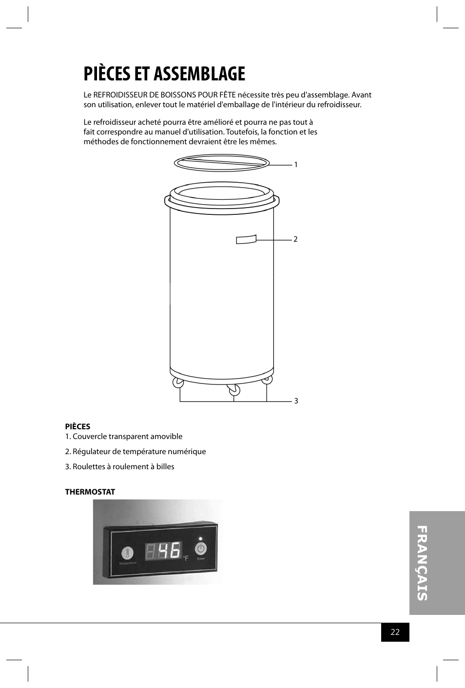 Pièces et assemblage | Nostalgia Electrics BPC700 SERIES User Manual | Page 24 / 28