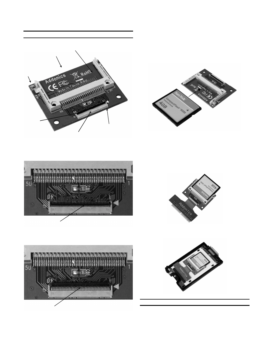 Addonics Technologies ADZIFCF User Manual | 1 page