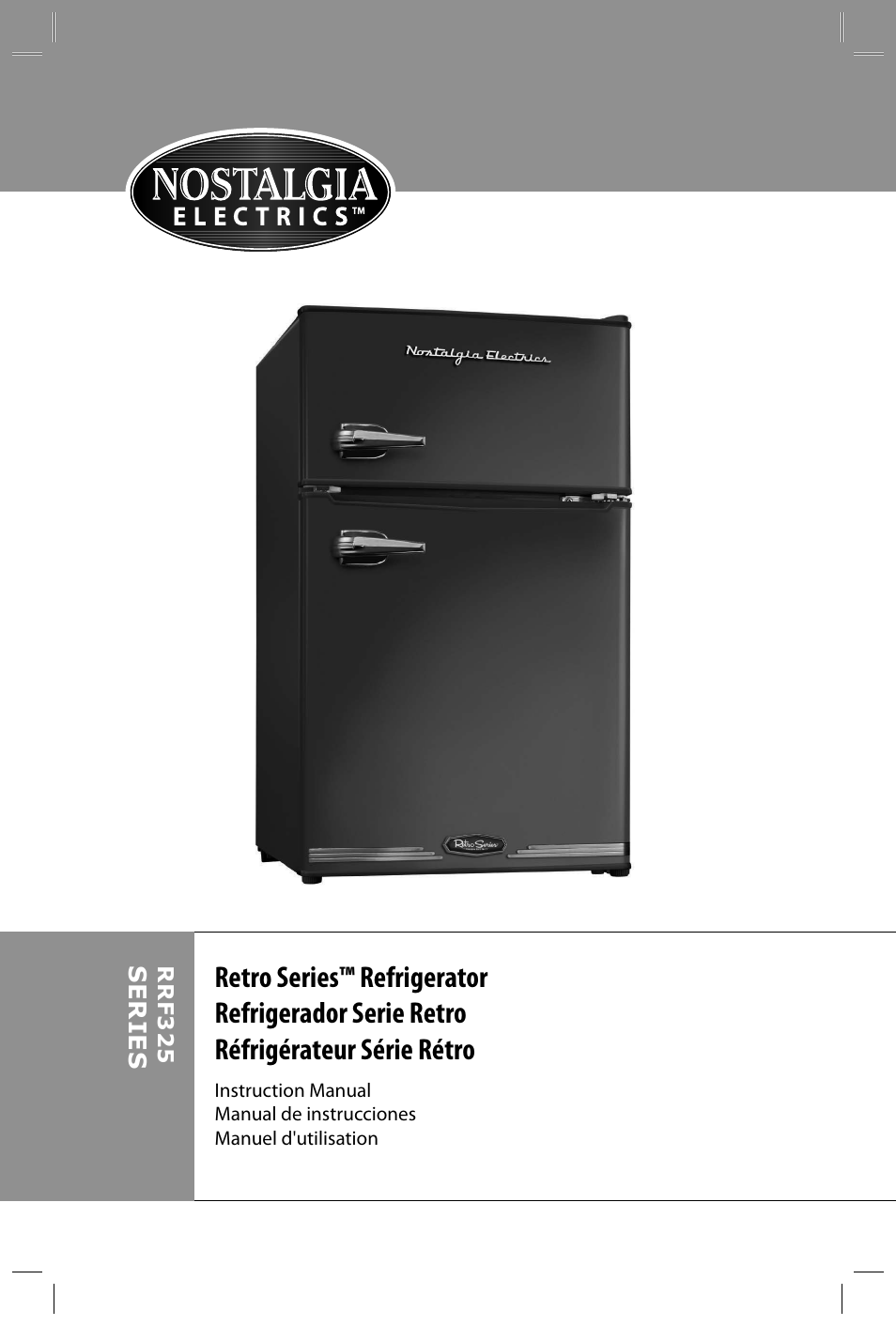 Nostalgia Electrics RRF325 SERIES User Manual | Page 2 / 36
