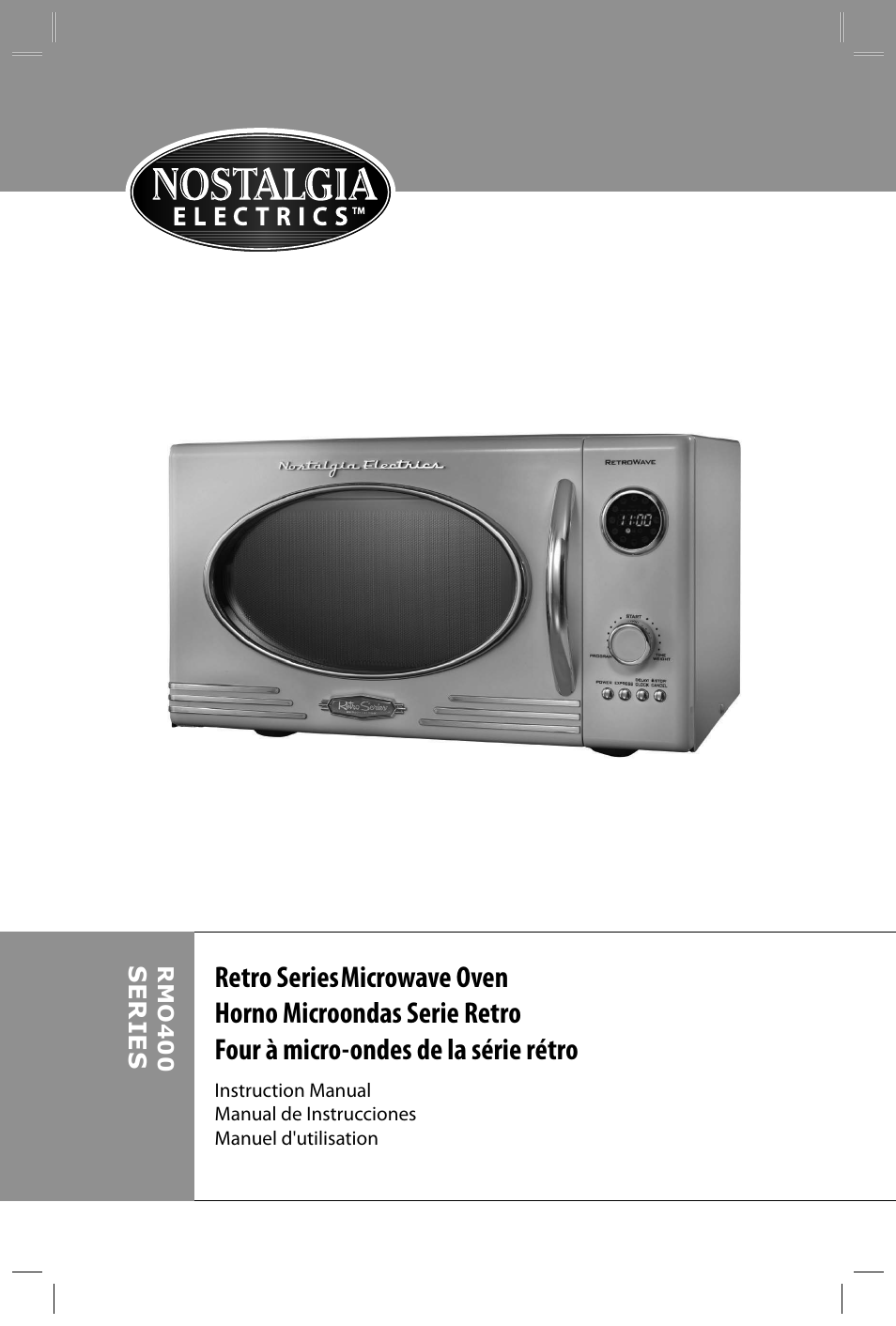 Nostalgia Electrics RMO400 SERIES User Manual | Page 2 / 48