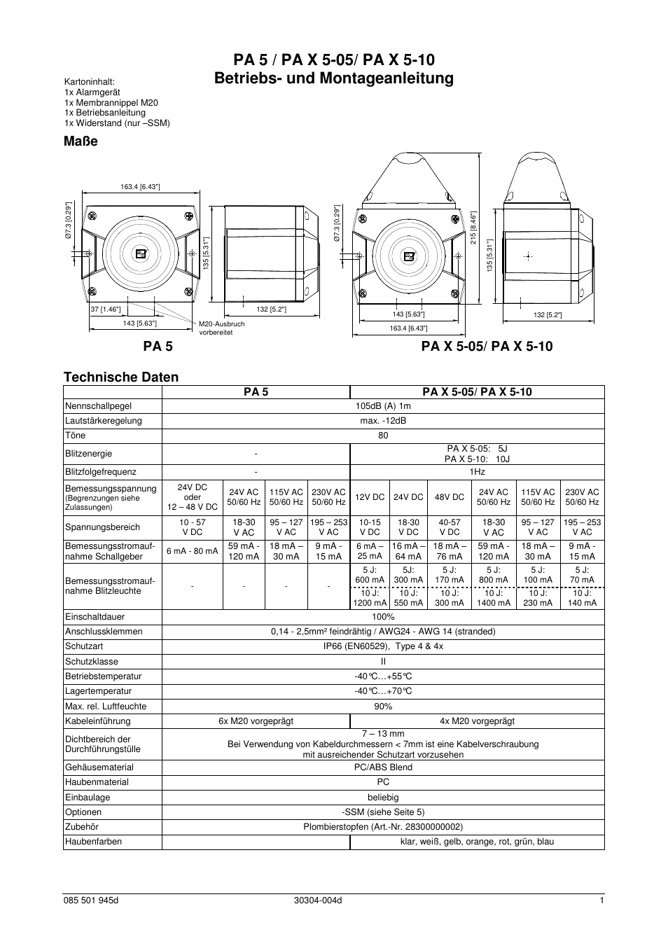 Pfannenberg PATROL PA X 5 Series User Manual | 24 pages