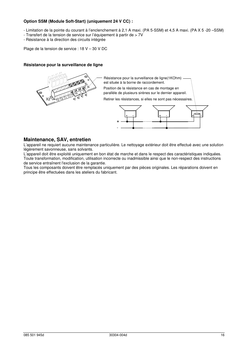 Maintenance, sav, entretien | Pfannenberg PATROL PA X 5 Series User Manual | Page 16 / 24