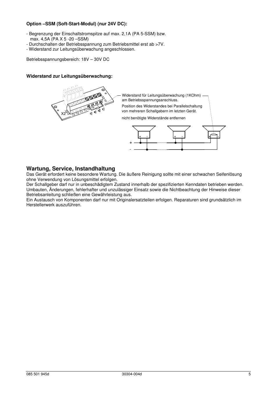 Wartung, service, instandhaltung | Pfannenberg PATROL PA X 5 Series User Manual | Page 5 / 24