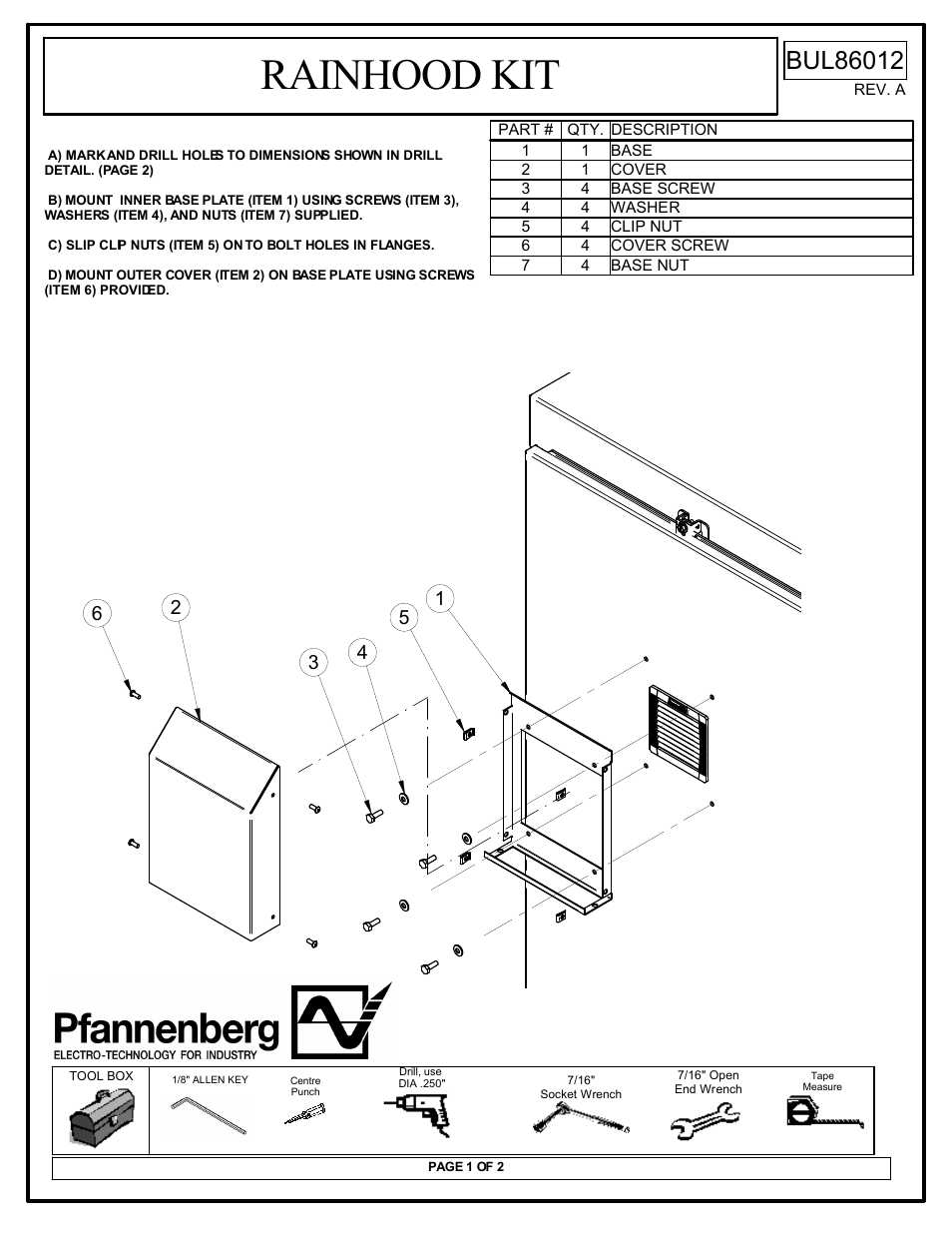 Pfannenberg PF-RH-60000 User Manual | 2 pages