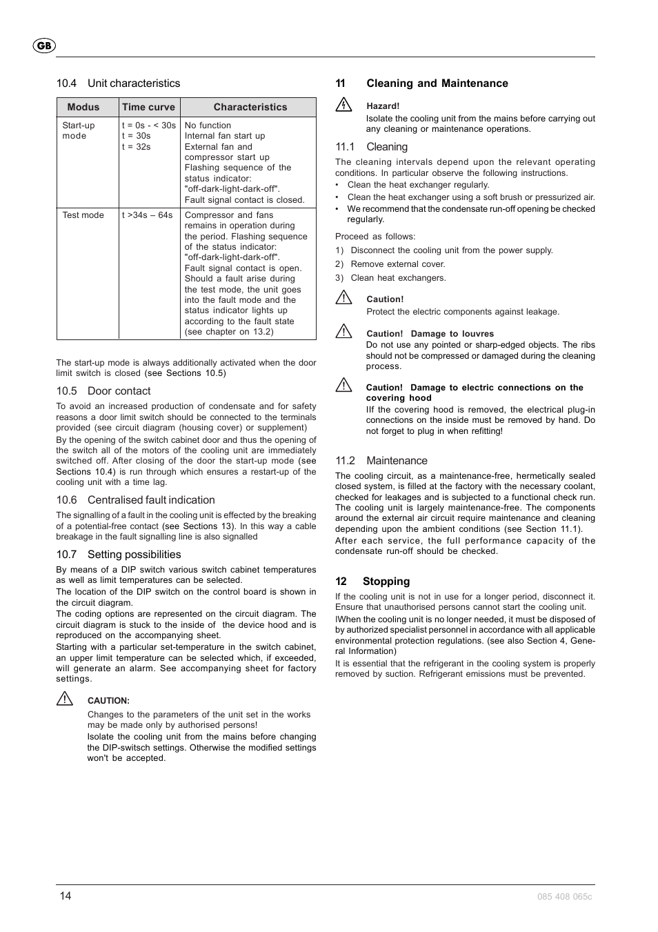 Pfannenberg DTFI 9021 User Manual | Page 14 / 52