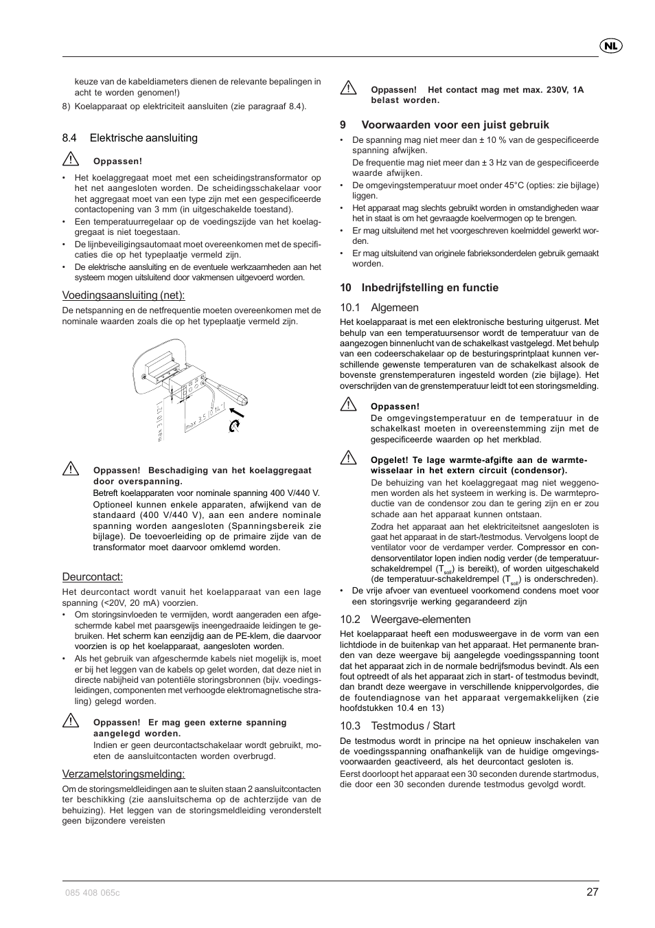 Pfannenberg DTFI 9021 User Manual | Page 27 / 52