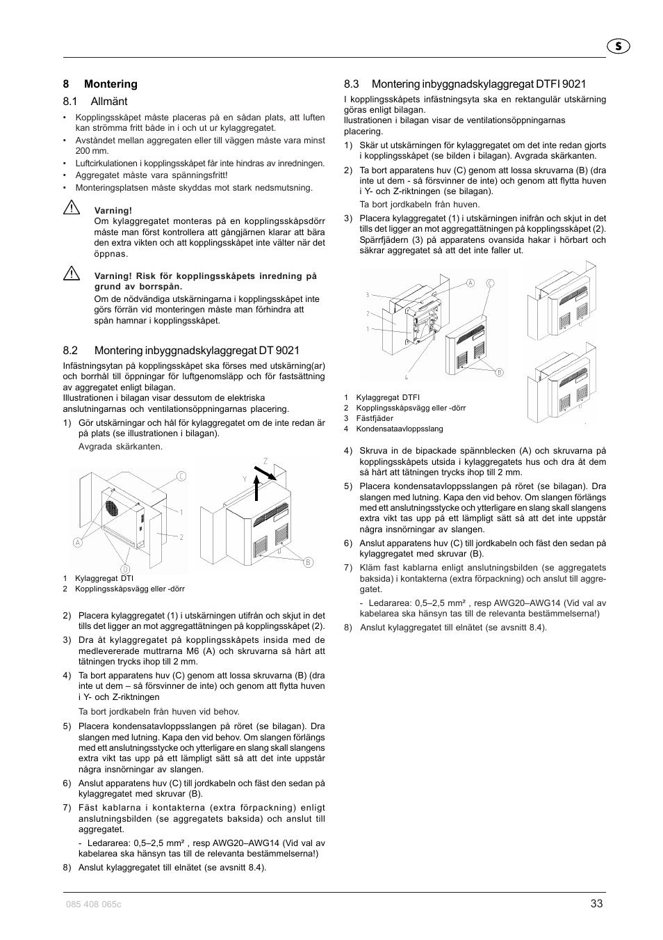 Pfannenberg DTFI 9021 User Manual | Page 33 / 52
